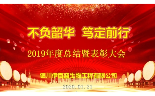 “不負韶華，篤定前行”2019總結(jié)表彰暨新春年會圓滿成功！
